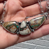 Royston Ribbon Turquoise + Sterling Silver Necklace
