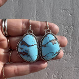 Golden Hills Turquoise + Sterling Silver Earrings