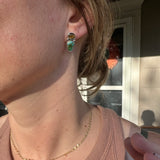 Sonoran Gold Turquoise + Tiger’s Eye + Sterling Silver Earrings