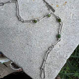 Sonoran Gold Turquoise + Sterling Silver Paperclip Bracelet