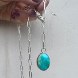 Emerald Valley Turquoise + Sterling Silver Necklace