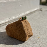 Sonoran Gold Turquoise + 14k Gold Stud Earrings