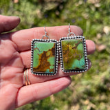 Royston Turquoise + Sterling Silver Earrings
