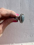 New Lander Variscite + Sterling Silver Ring • Size 9.5