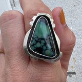 New Lander  Variscite + Sterling Silver Ring • Size 7.25