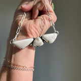 White Buffalo + Sterling Silver Necklace