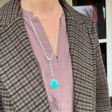 Emerald Valley Turquoise + Sterling Silver Necklace
