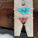 Coral + Sterling Silver Necklace
