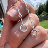 White Buffalo Turquoise + Sterling Silver Necklace