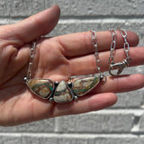 Royston Ribbon Turquoise + Sterling Silver Necklace