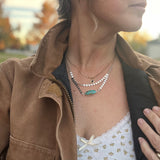 Kingman Turquoise + Sterling Silver Pendant
