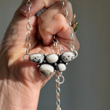White Buffalo + Sterling Silver Necklace