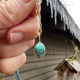 Whitewater Turquoise + 14k Gold Necklace