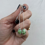 Sonoran Gold Turquoise + Sterling Silver Threader Earrings