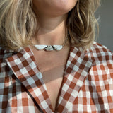 White Buffalo + Sterling Silver Necklace