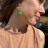 Royston Turquoise + Sterling Silver Earrings