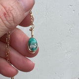 Whitewater Turquoise + 14k Gold Necklace