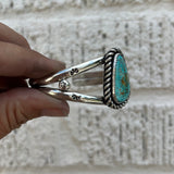 Royston Turquoise + Sterling Silver Cuff