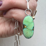Verde Valley Variscite + Sterling Silver Necklace