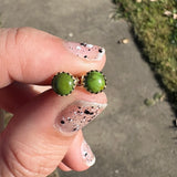 Sonoran Gold Turquoise + 14k Gold Stud Earrings