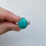 Royston Turquoise + Sterling Silver Ring • Size 9.5