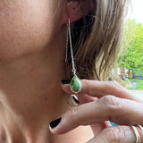 Sonoran Gold Turquoise + Sterling Silver Threader Earrings