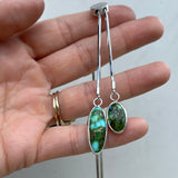 Sonoran Gold Turquoise + Sterling Silver Bolo Necklace