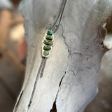 Sonoran Gold Turquoise + Sterling Silver Chain Bolo