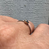 14K Gold Pebble Ring • Size 6