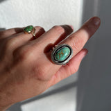 Royston Tuquoise + Sterling Silver Ring • Size 8.5