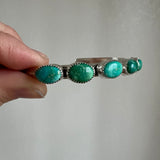 Emerald Valley Turquoise + Sterling Silver Cuff