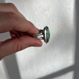 Royston Tuquoise + Sterling Silver Ring • Size 8.5