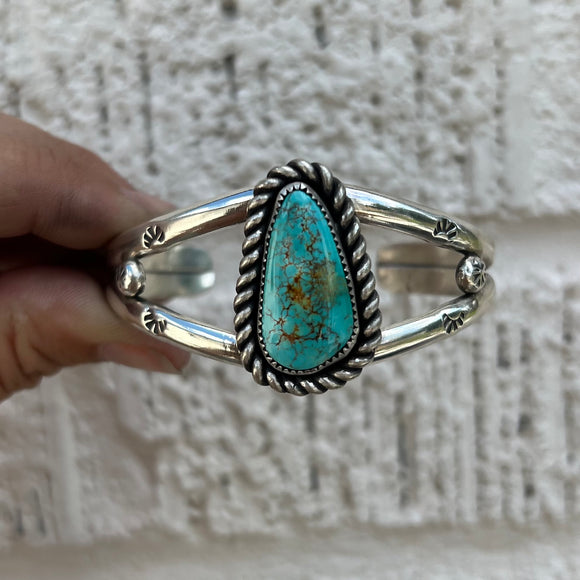 Royston Turquoise + Sterling Silver Cuff