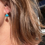 Ithaca Peak Turquoise + 14k Gold Earrings