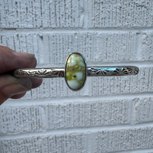 Palomino Turquoise + Sterling Silver Stacker Cuff