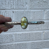 Palomino Turquoise + Sterling Silver Stacker Cuff