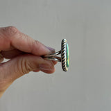 Royston Tuquoise + Sterling Silver Ring • Size 8