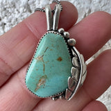 Cripple Creek Turquoise + Sterling Silver Necklace