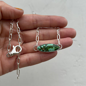 Sonoran Gold Turquoise + Sterling Silver Necklace