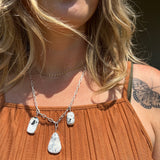 White Buffalo + Sterling Silver Necklace
