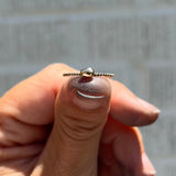 14K Gold Pebble Ring • Size 6