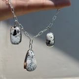 White Buffalo + Sterling Silver Necklace