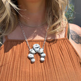 White Buffalo + Sterling Silver Necklace