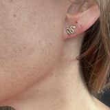 Made to Order: 14k Golden Snake Stud Earrings