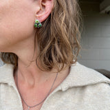 Sonoran Gold Turquoise Cluster + Sterling Silver Earrings