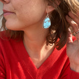 Golden Hills Turquoise + Sterling Silver Earrings