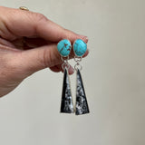 White Buffalo + Sterling Silver Earrings
