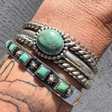 Royston Turquoise + Sterling Silver Cuff