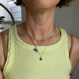 New Lander Variscite + 14k Gold Necklace