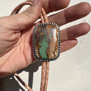 Royston Ribbon Turquoise + Sterling Silver Bolo Tie